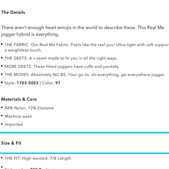 🆕NWT OFFLINE Real Me Jogger in 'University Grey' - Picture 5 of 9